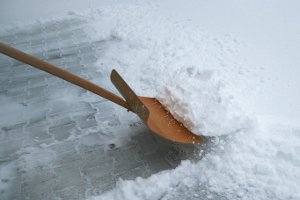 Schnee schieben